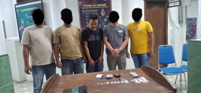 Penangkapan Diduga Pengedar Narkotika Jenis Sabu oleh Tim Intelrem 022/PT di Kota Tebing Tinggi - Berbagikabar.com