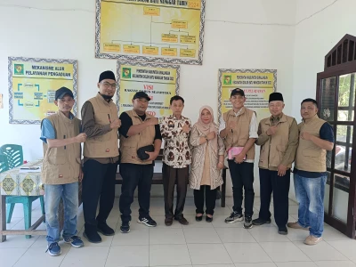 Camat Dolok Batu Nanggar, Terima Audensi LPM Serbalawan, Ketua LPM Sampaikan Aspirasi Masyarakat. - Berbagikabar.com
