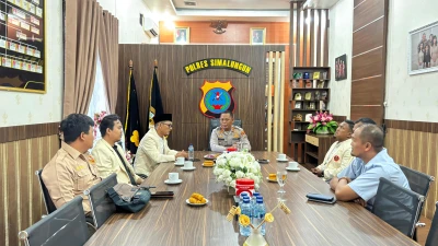 Audensi Pemuda Muhammadiyah dengan Kapolres Simalungun, Bahas Judol, Narkoba dan Ketapang. - Berbagikabar.com