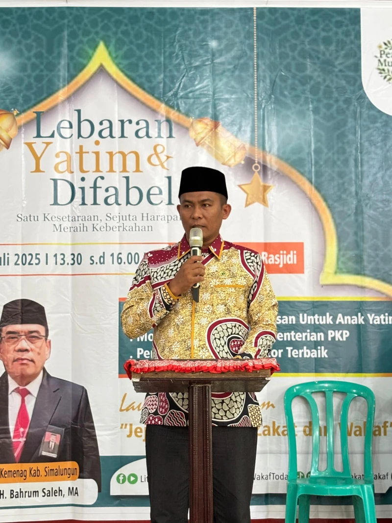 Kemenag Simalungun Santuni 200 Anak Yatim dan Difabel - Berbagikabar.com