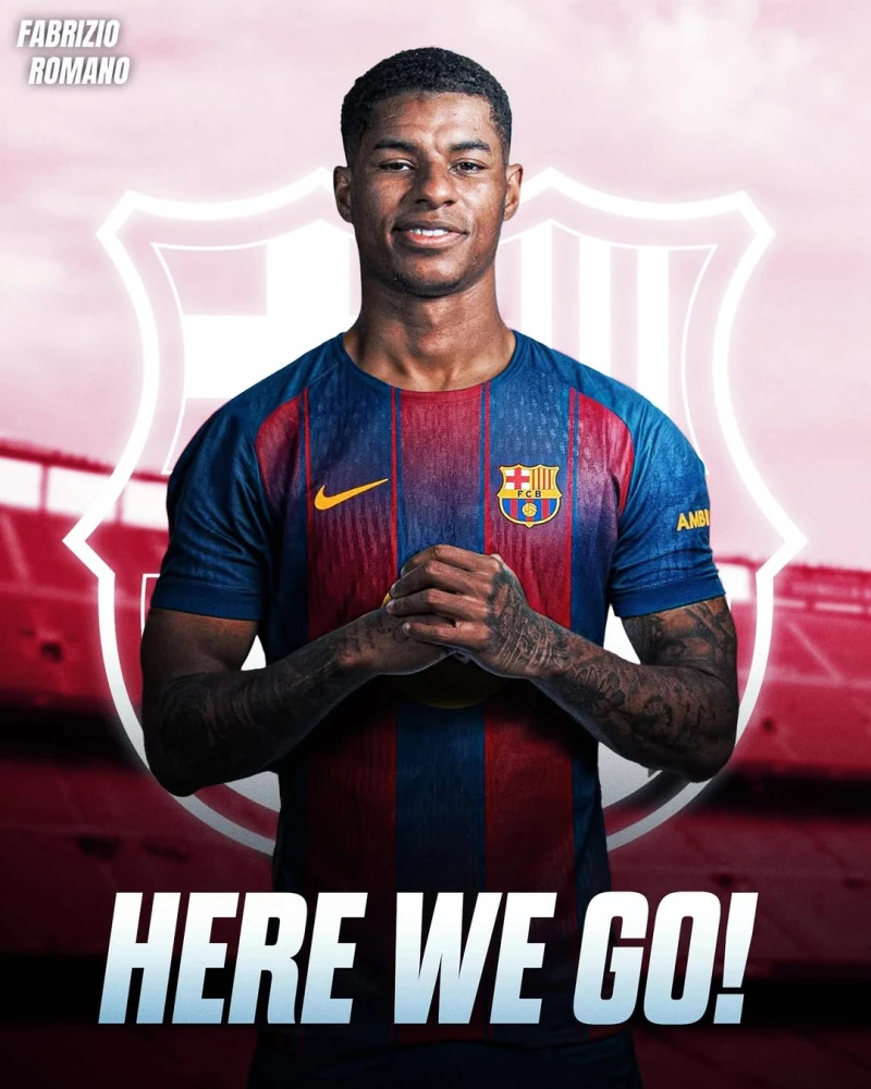 MARCUS RASHFORD RESMI KE BARCELONA,PELIPUR LARA DARI NICO WILLIAMS. - Berbagikabar.com