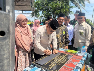 Kakan Kemenag Simalungun, Resmikan Masjid Al Barokah Ikhlas Beramal Sidamanik. - Berbagikabar.com